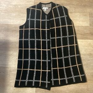 Long Christopher & Banks Sleeveless Cardigan